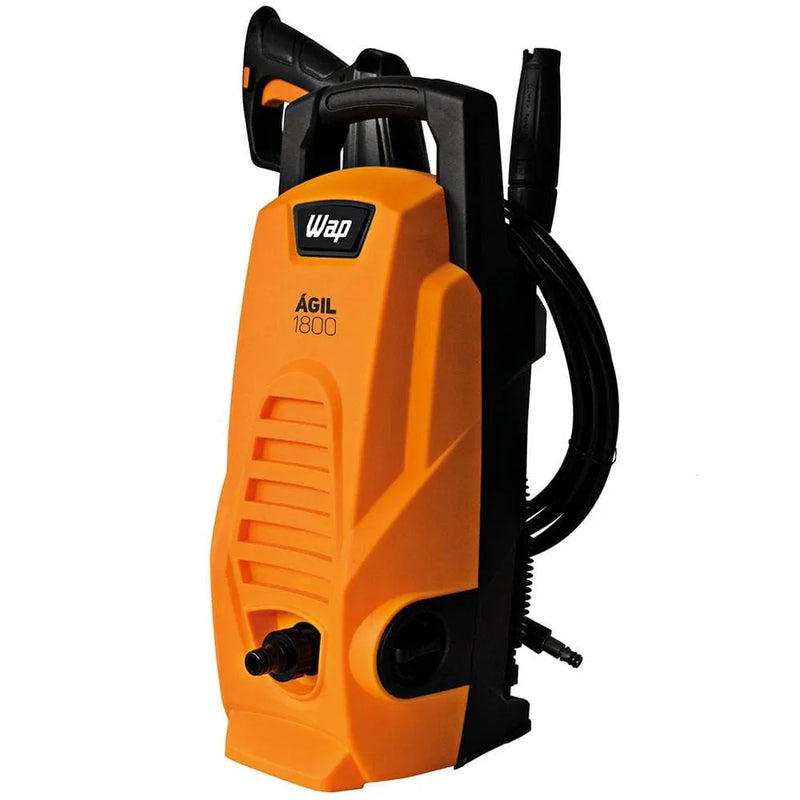 Lavadora de Alta Pressão Wap Ágil 1800 Compacta com Jato de Água Leque e Concentrado, 1300PSI e Sistema Stop Total - 1400W 110V