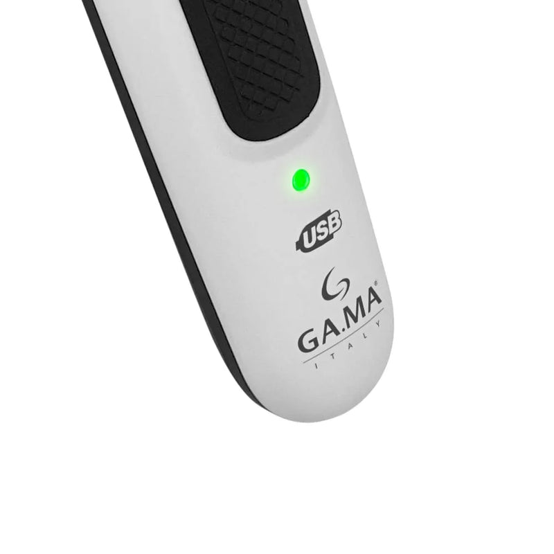 Aparador de Pelos Gama G Blade GCX623 Bivolt com Carregamento USB e Função Wet & Dry – Branco e Azul