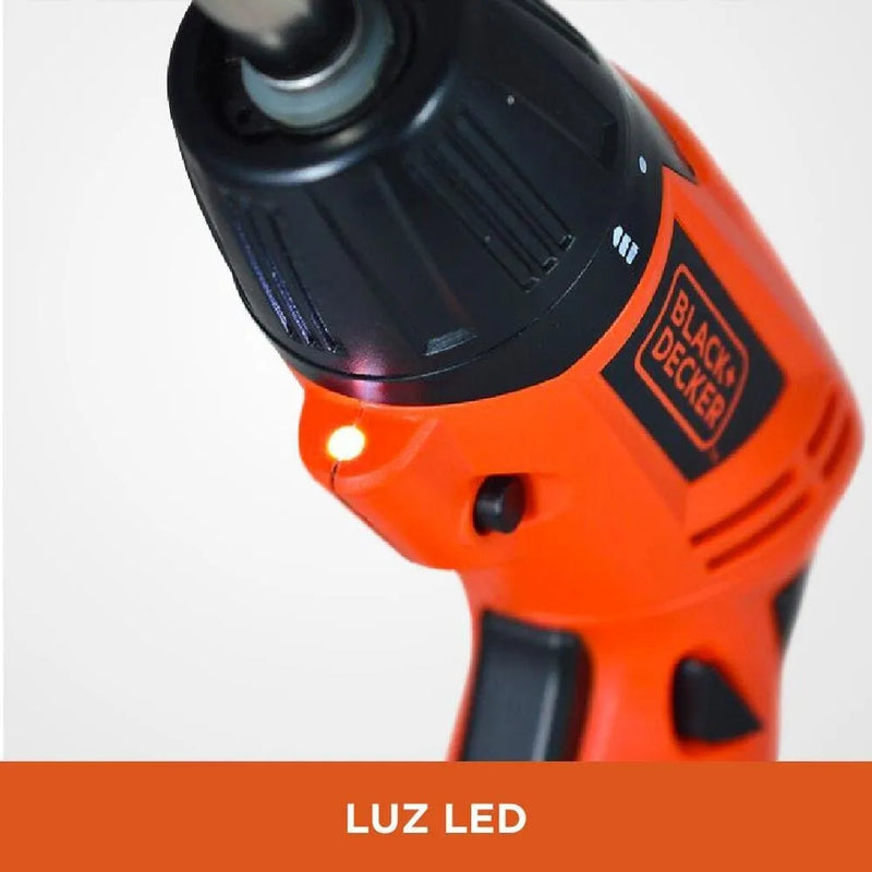 Parafusadeira a Bateria Black&Decker KC4815B Bivolt com Ponta Magnética e 15 Bits - 4.8v