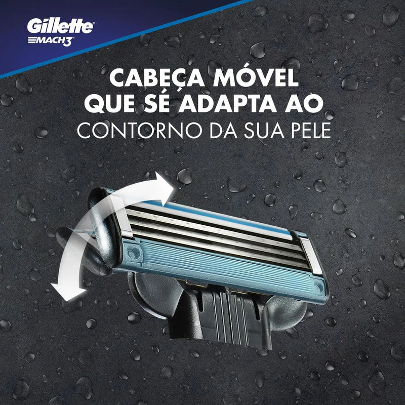 Carga Gillette Mach3 Regular 8 Unidades