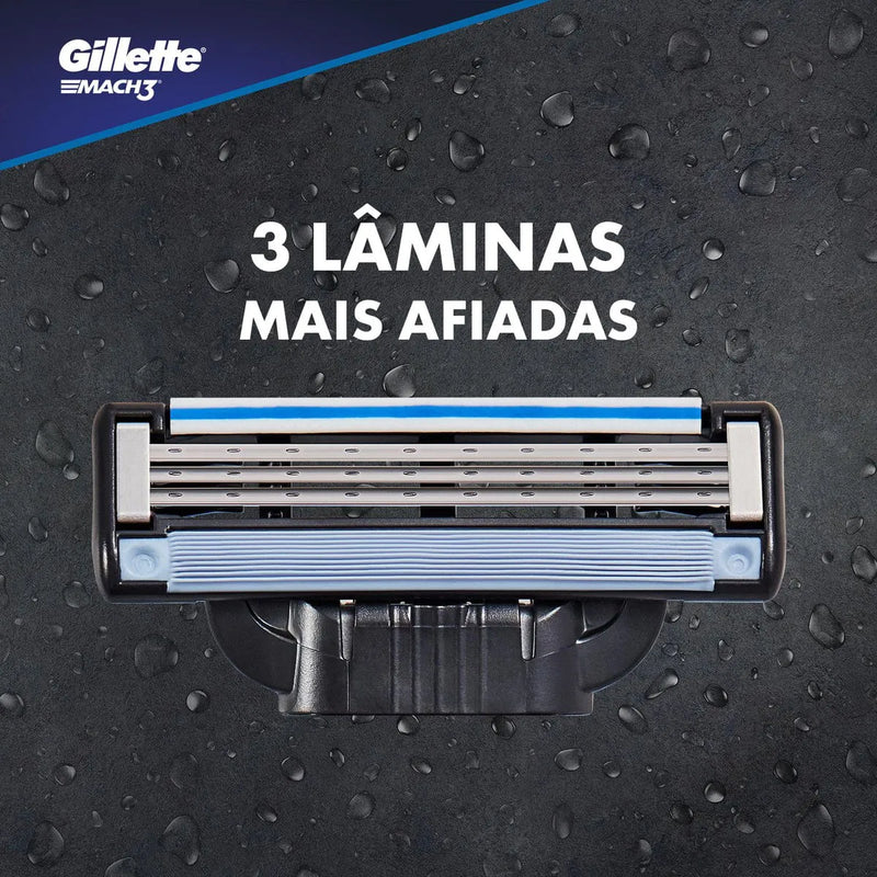 Carga Gillette Mach3 Regular 8 Unidades