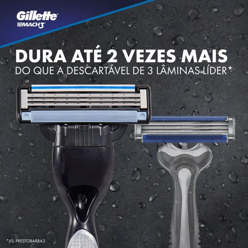 Carga Gillette Mach3 Regular 8 Unidades