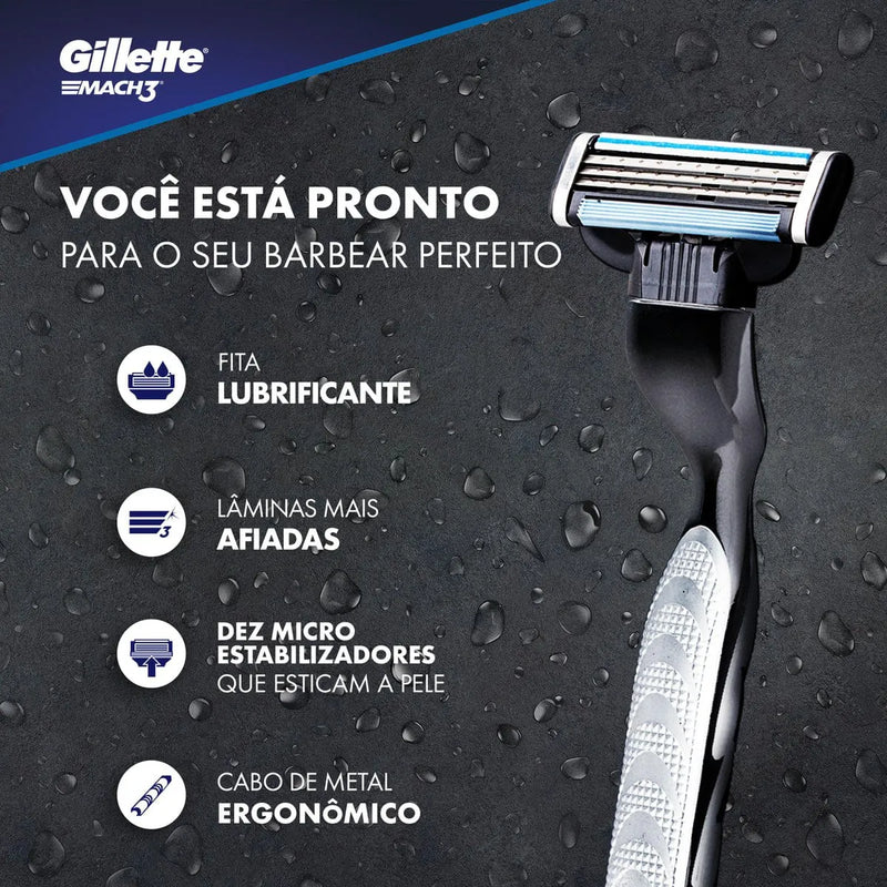 Carga Gillette Mach3 Regular 8 Unidades