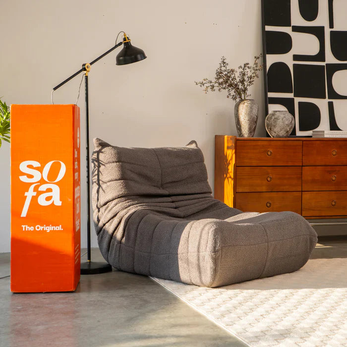 Poltrona Design 1973 Courino 1 unidade Sofá na Caixa