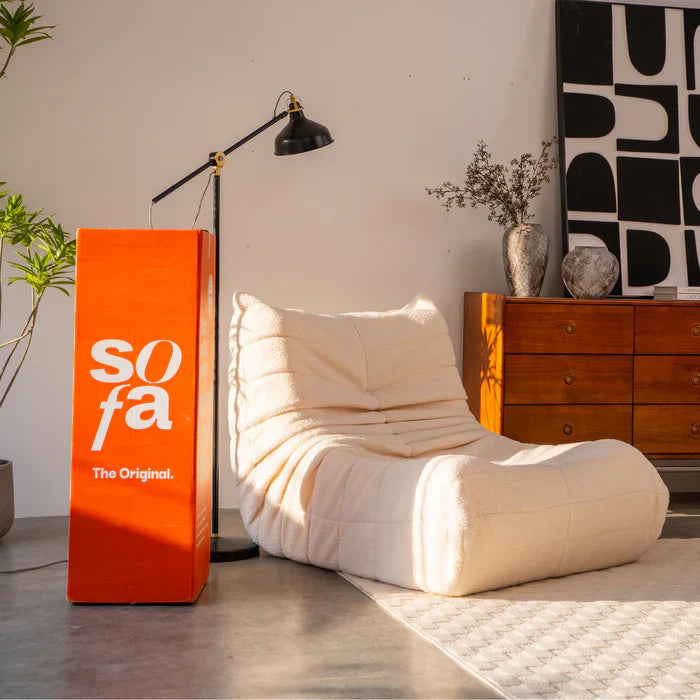 Poltrona Design 1973 Courino 1 unidade Sofá na Caixa