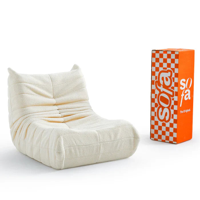 Poltrona Design 1973 Courino 1 unidade Sofá na Caixa